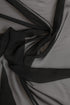 Dolce & Gabbana Gray Black Silk Square Women Foulard Scarf